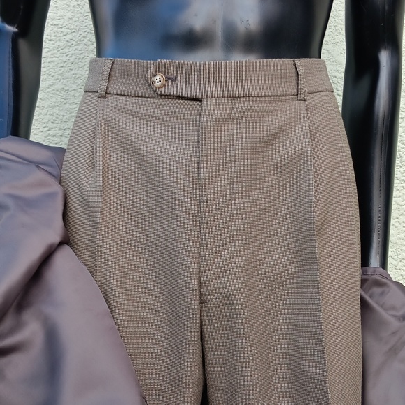 CELLINI LINEA UOMO MEN'S VINTAGE WOOL BLEND (2) PC (3) BUTTON SUIT *PHILIPPINES - Picture 5 of 17